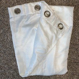 White Curtains 96L x 55W (2 Panels)